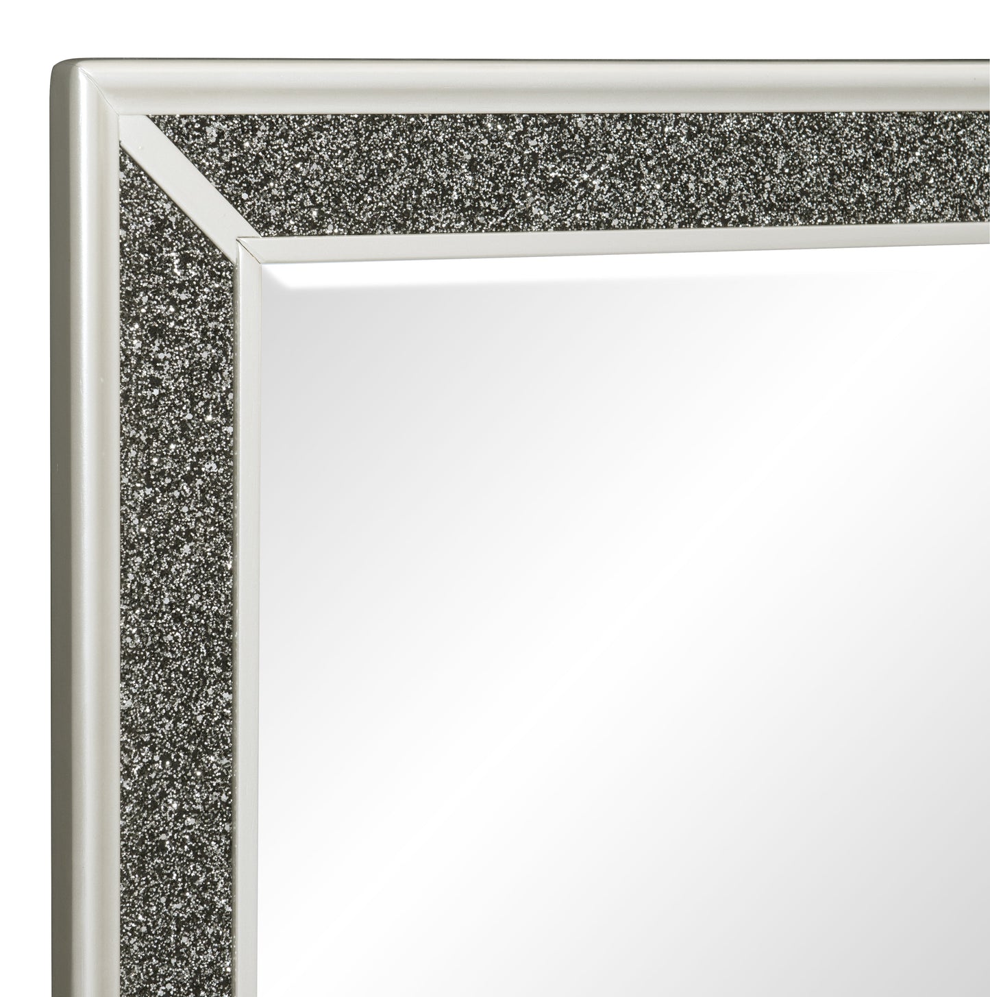 Salon White Mirror (Mirror Only) - 1572W-6 - Luna Furniture - Dallas Store