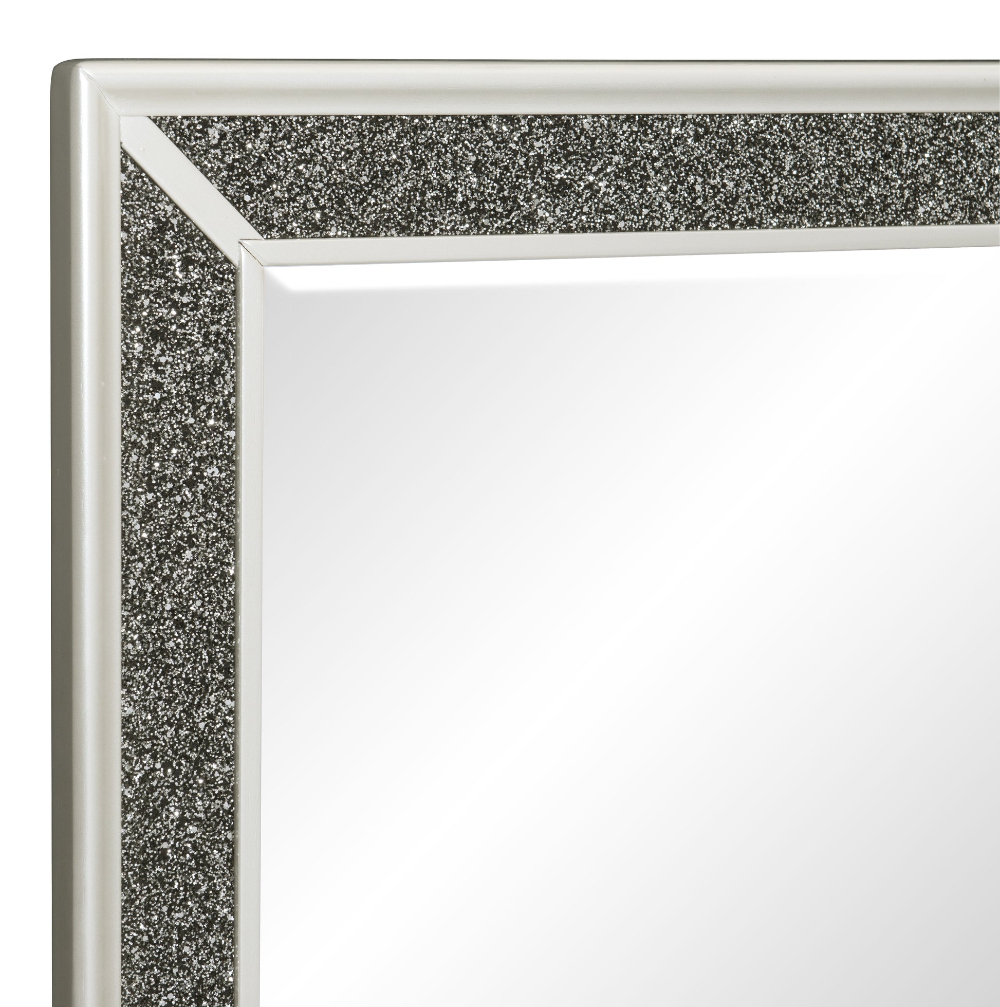 Salon White Mirror (Mirror Only) - 1572W-6 - Luna Furniture - Dallas Store