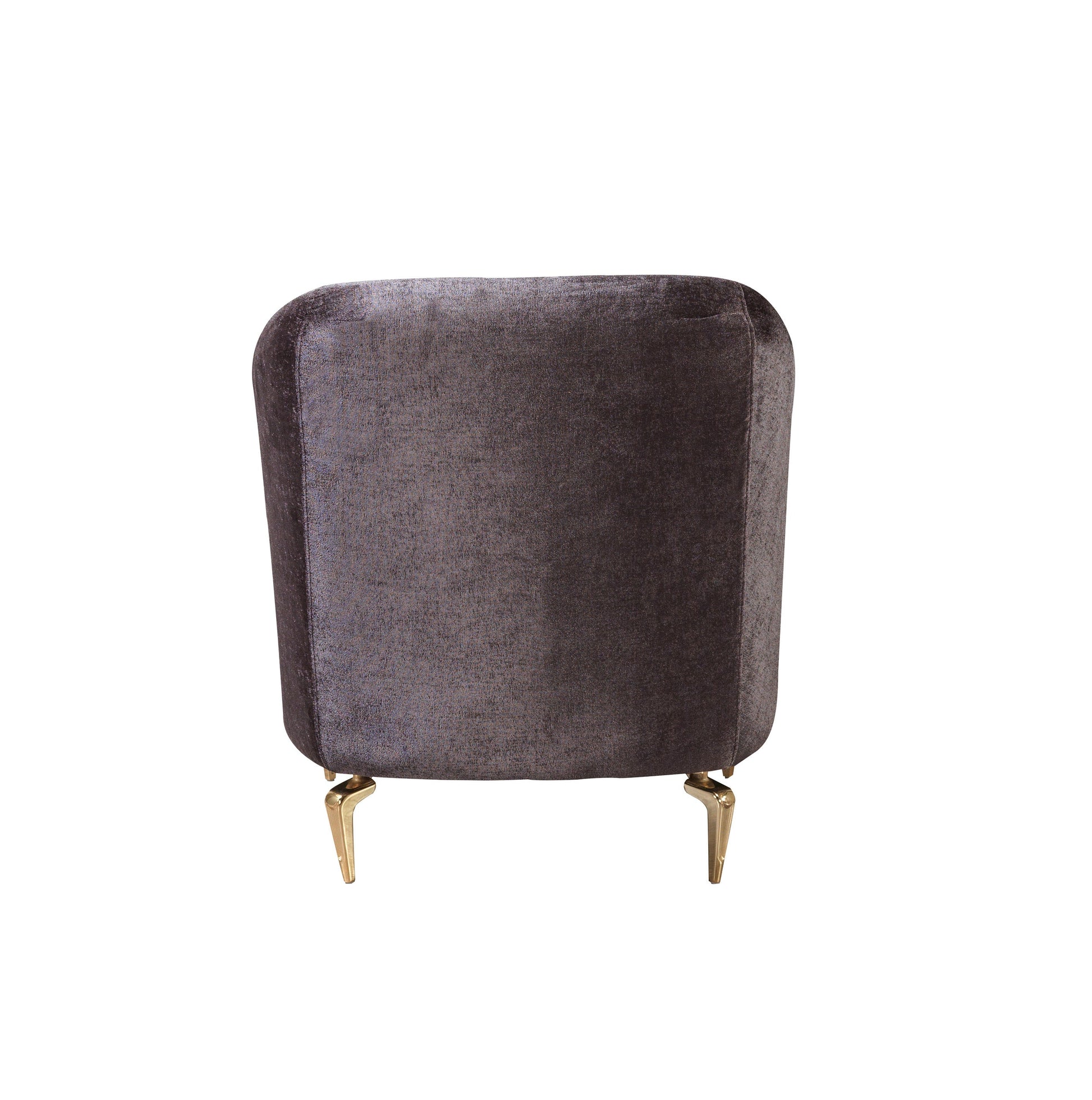 Santana Smoke Velvet Chair - SANTANASMOKE-CHAIR - Luna Furniture - Dallas Store