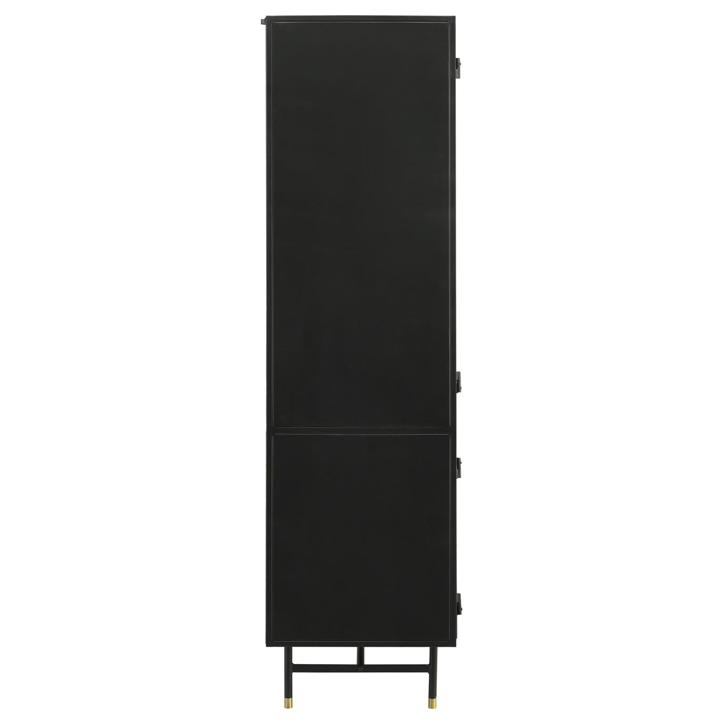 Santiago Matte Black Rectangular 4-Door Cabinet - 951134 - Luna Furniture - Dallas Store