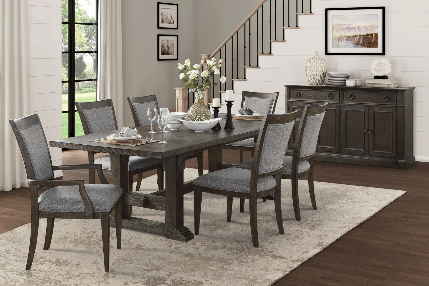 Sarasota Driftwood Brown Server - 5441-40N - Luna Furniture - Dallas Store