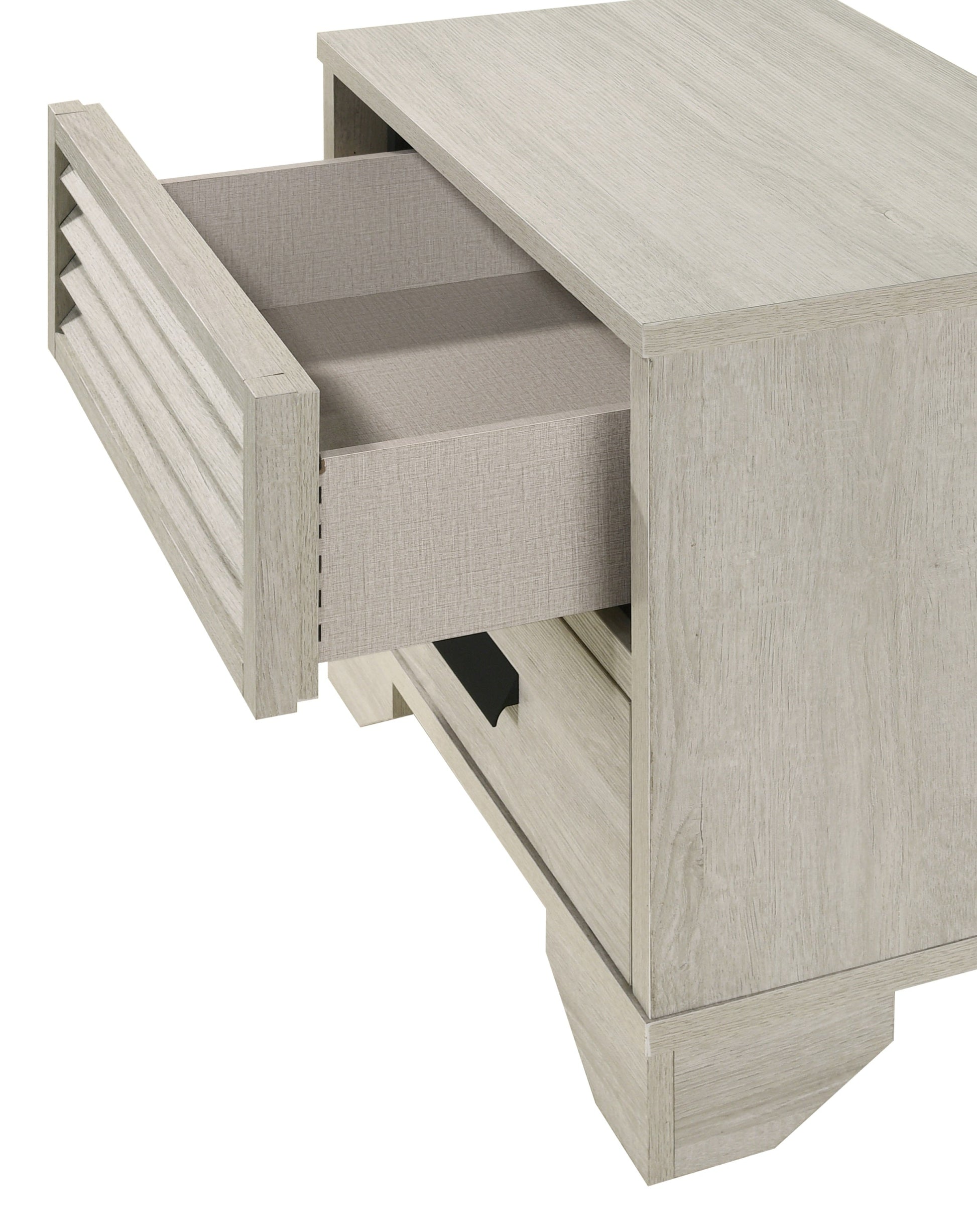 Sarter White Panel Bedroom Set - SET | B4740-Q-HBFB | B4740-KQ-RAIL | B4740-2 | B4740-4 - Luna Furniture - Dallas Store