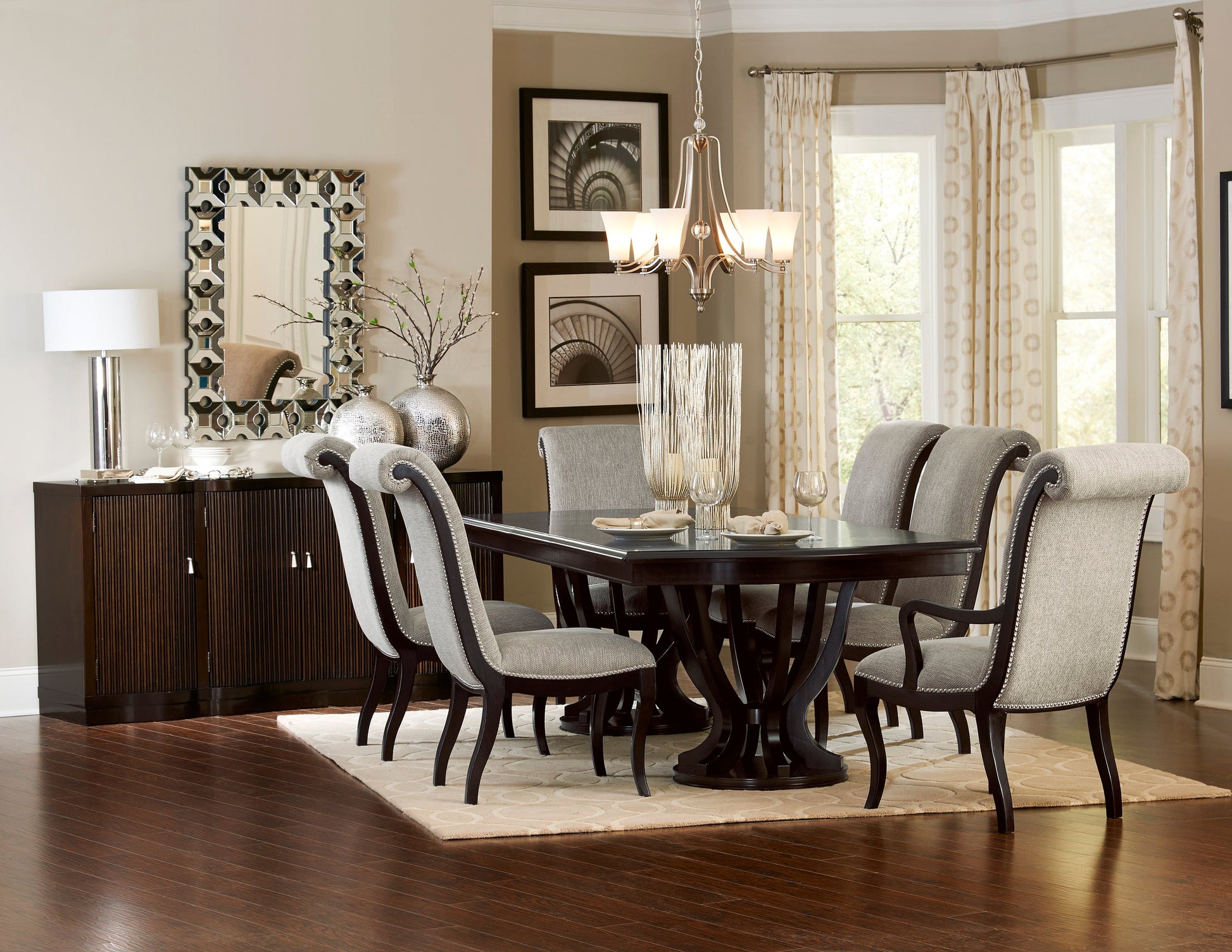 Savion Espresso Side Chair - 5494S - Luna Furniture - Dallas Store