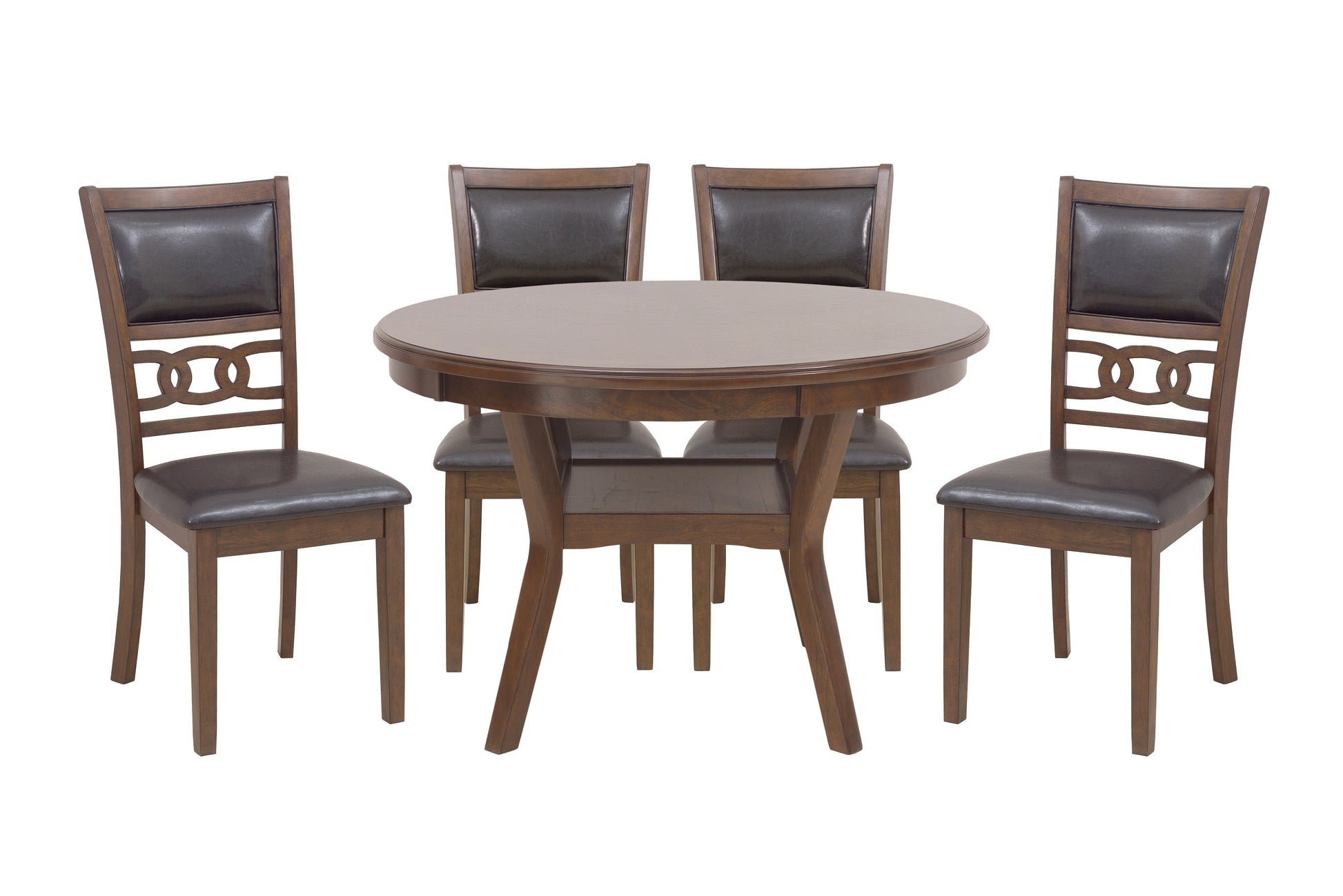 Savor Brown 5-Piece Dining Set - SH1155BRN - Luna Furniture - Dallas Store