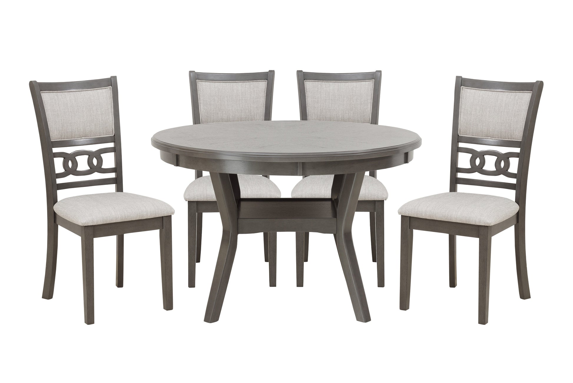Savor Gray 5-Piece Dining Set - SH1155GRY - Luna Furniture - Dallas Store
