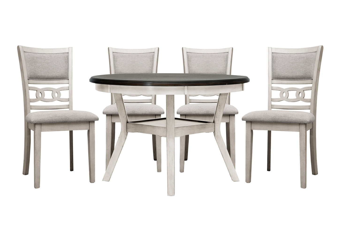 Savor White 5-Piece Dining Set - SH1155WHT - Luna Furniture - Dallas Store