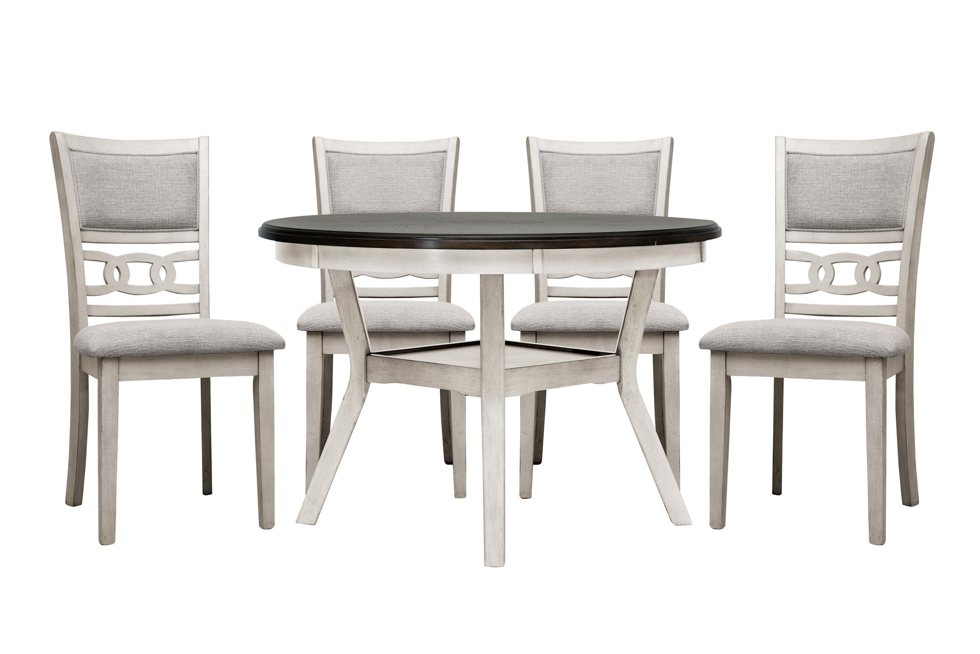 Savor White 5-Piece Dining Set - SH1155WHT - Luna Furniture - Dallas Store