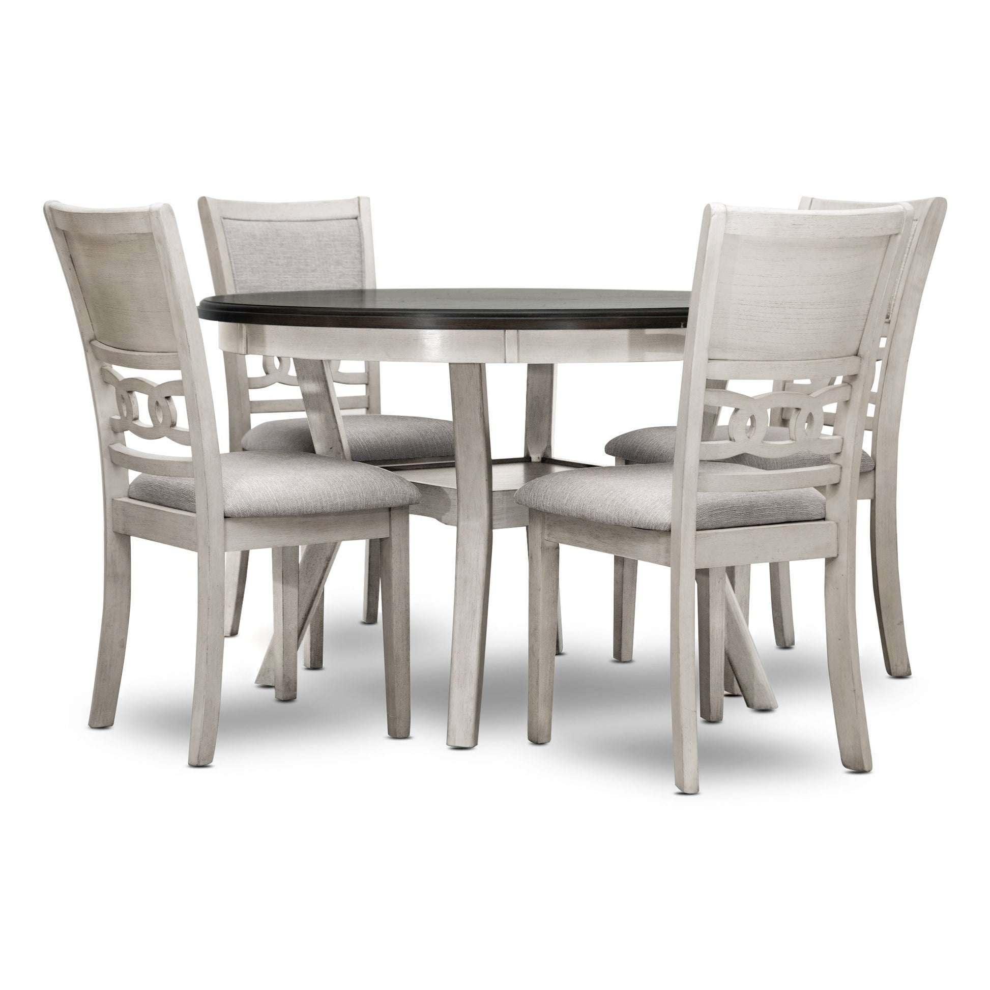 Savor White 5-Piece Dining Set - SH1155WHT - Luna Furniture - Dallas Store