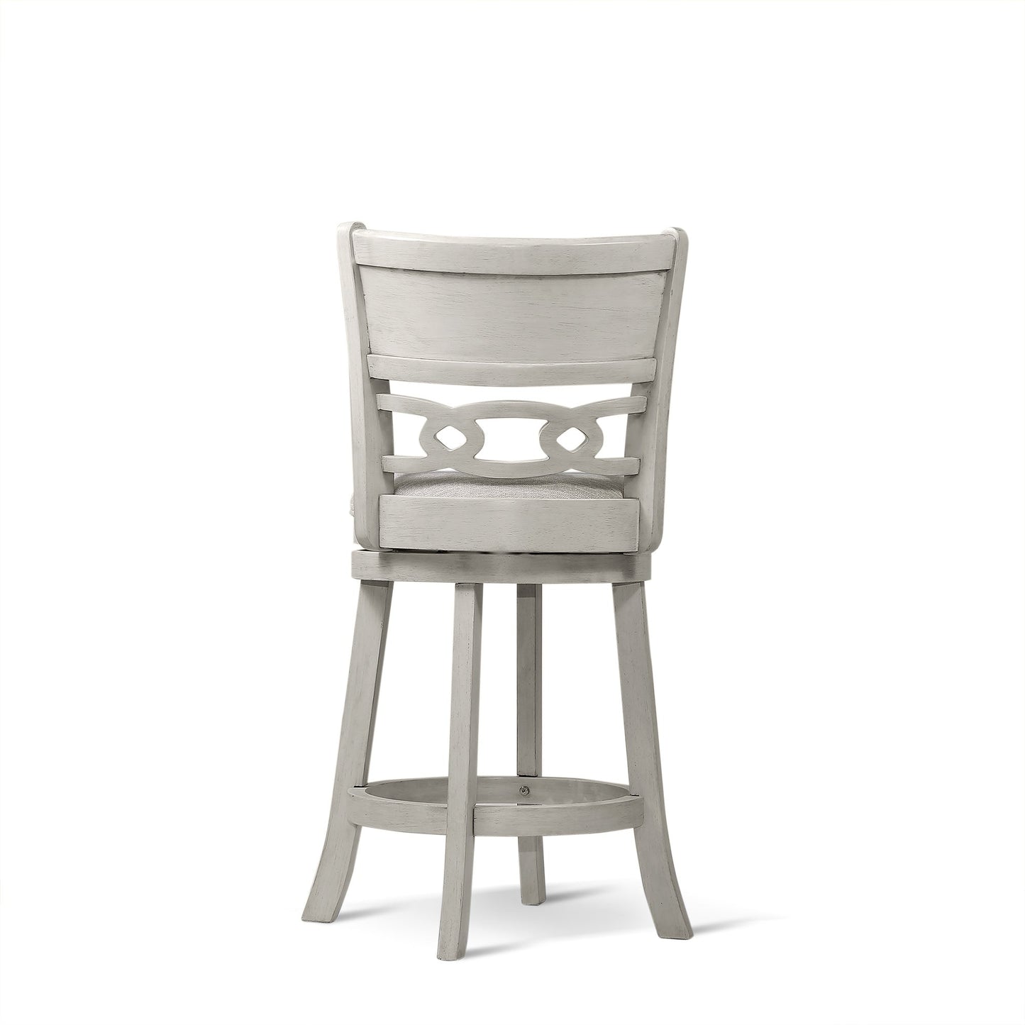 Savor White Swivel Counter Chair, Set of 2 - SH1155WHT-24 - Luna Furniture - Dallas Store