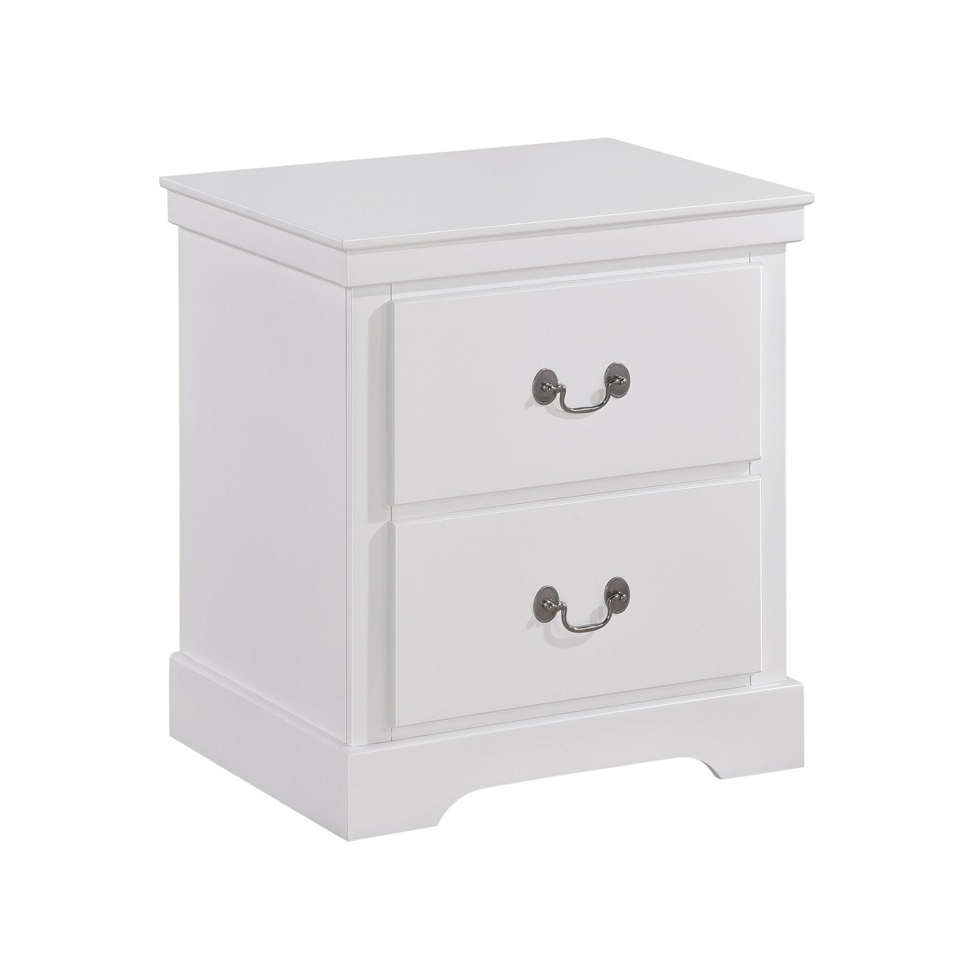Seabright White Nightstand - 1519WH-4 - Luna Furniture - Dallas Store