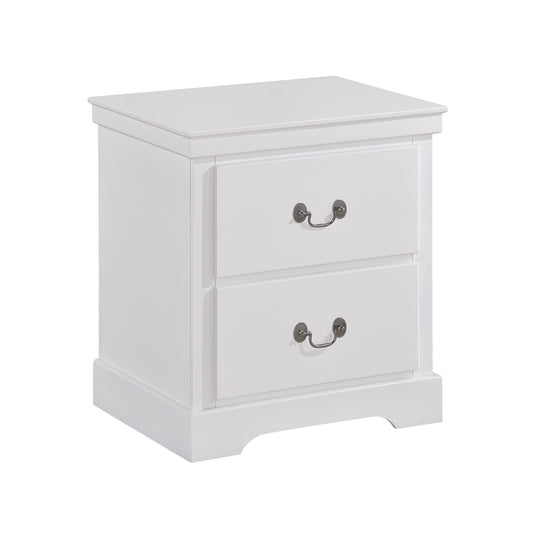 Seabright White Nightstand - 1519WH-4 - Luna Furniture - Dallas Store