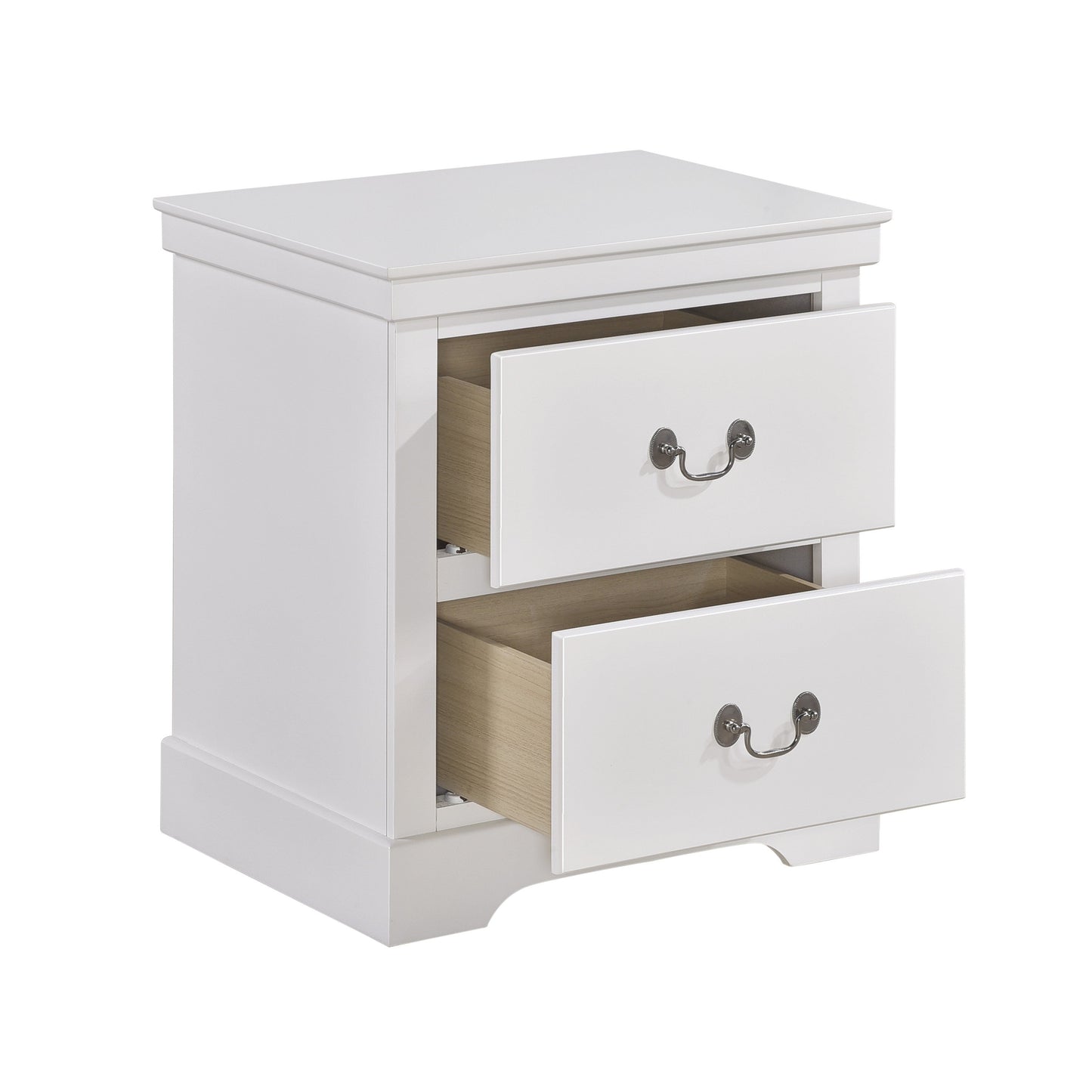 Seabright White Nightstand - 1519WH-4 - Luna Furniture - Dallas Store