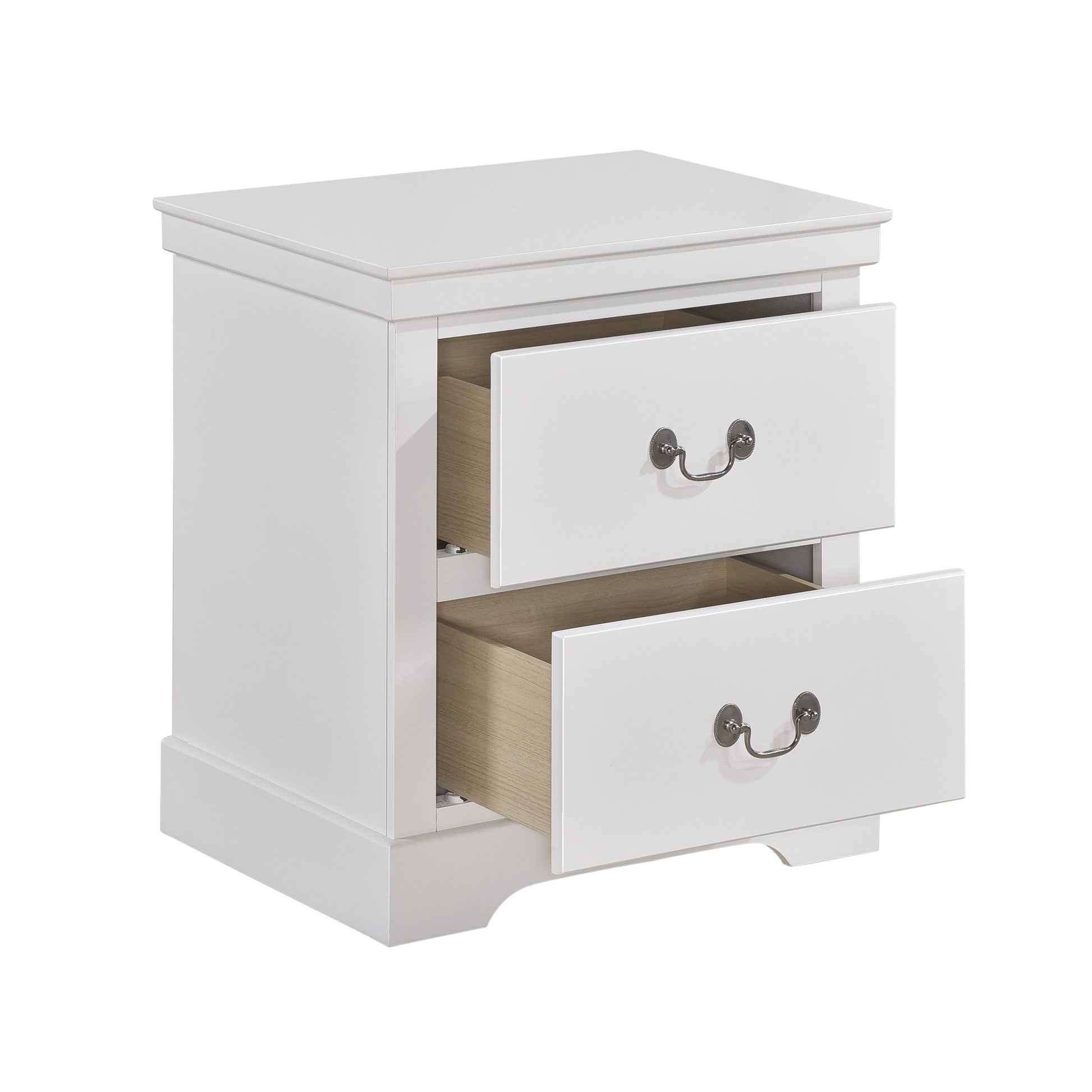 Seabright White Nightstand - 1519WH-4 - Luna Furniture - Dallas Store