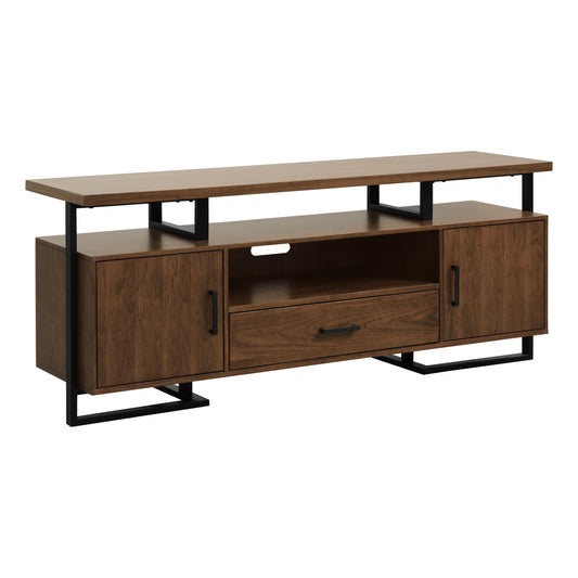 Sedley Walnut/Rustic Black TV Stand - 54150RF-68T - Luna Furniture - Dallas Store