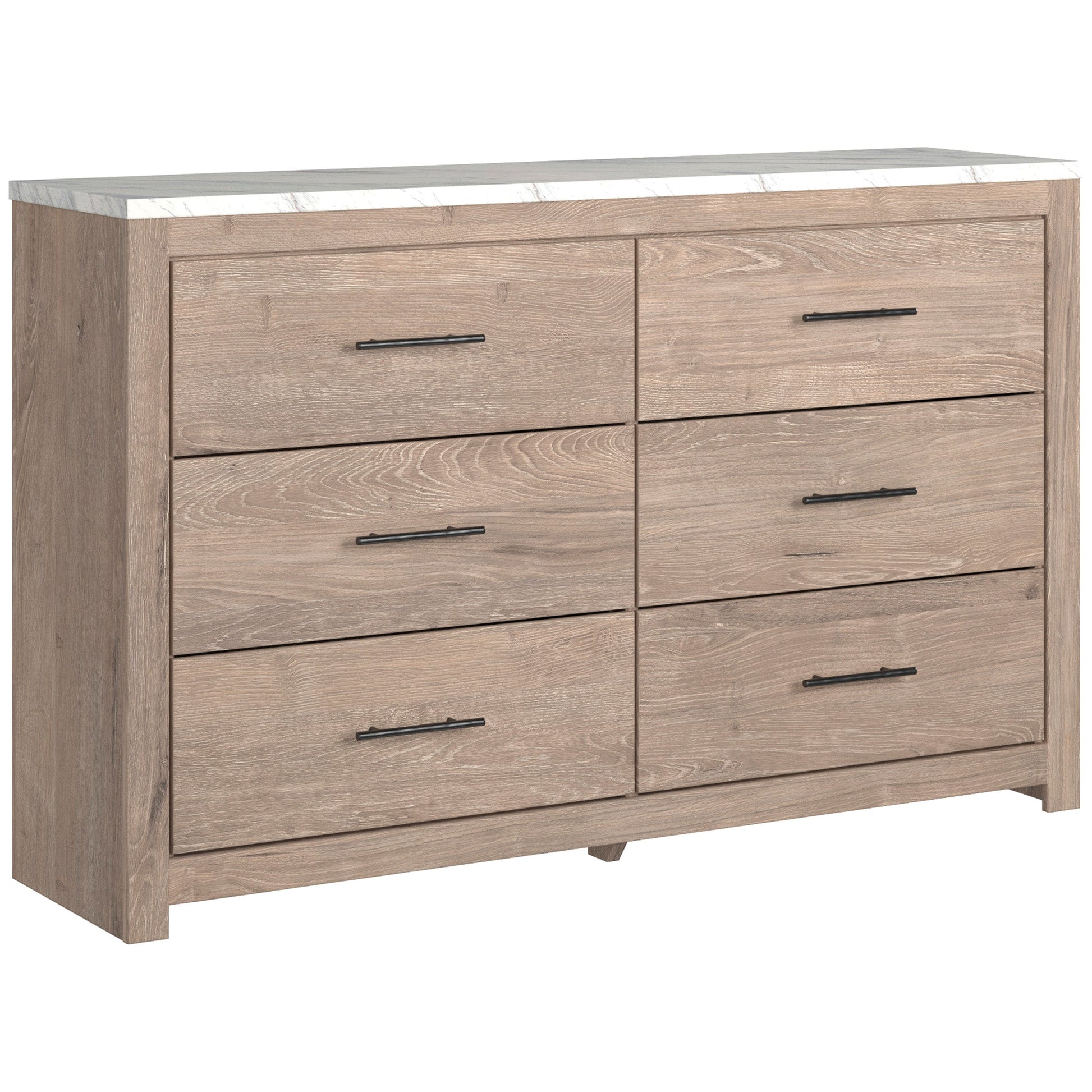 Senniberg Light Brown/White Lighted Panel Bedroom Set - SET | B1191-56 | B1191-58 | B1191-99 | B1191-31 | B1191-36 | B1191-92 | B1191-44 - Luna Furniture - Dallas Store