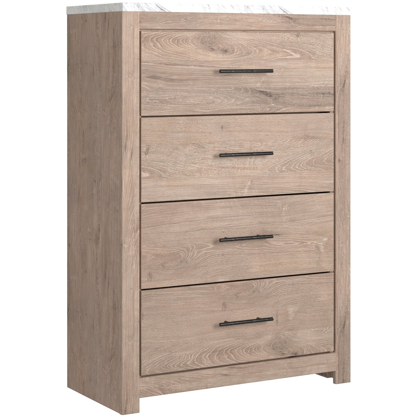 Senniberg Light Brown/White Lighted Panel Bedroom Set - SET | B1191-56 | B1191-58 | B1191-99 | B1191-31 | B1191-36 | B1191-92 | B1191-44 - Luna Furniture - Dallas Store