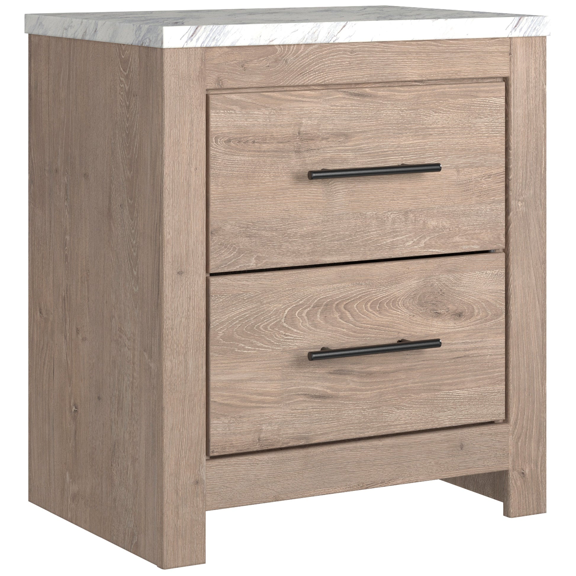 Senniberg Light Brown/White Lighted Panel Bedroom Set - SET | B1191-56 | B1191-58 | B1191-99 | B1191-31 | B1191-36 | B1191-92 | B1191-44 - Luna Furniture - Dallas Store