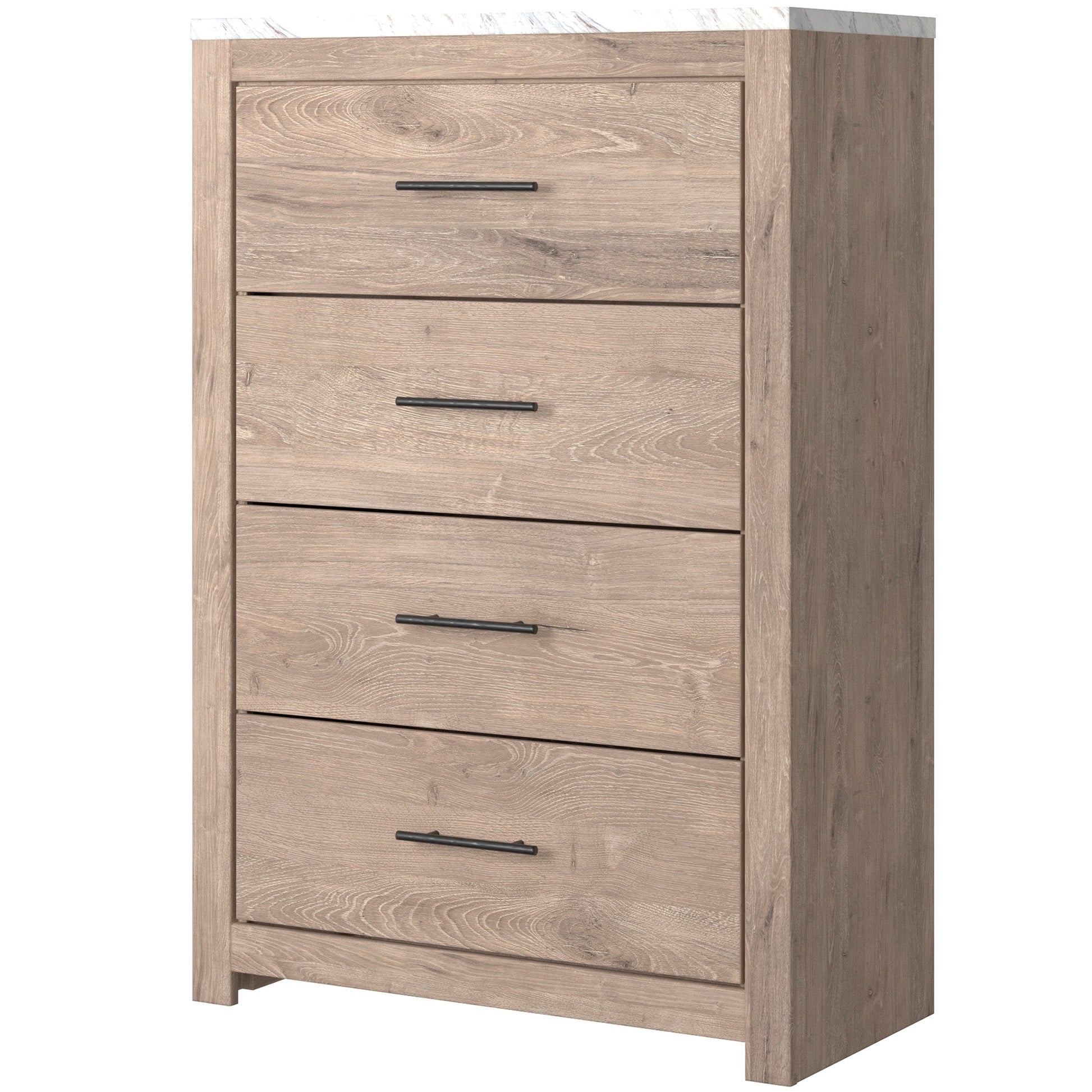 Senniberg Light Brown/White Panel Bedroom Set - SET | B1191-72 | B1191-97 | B1191-31 | B1191-36 | B1191-92 | B1191-44 - Luna Furniture - Dallas Store