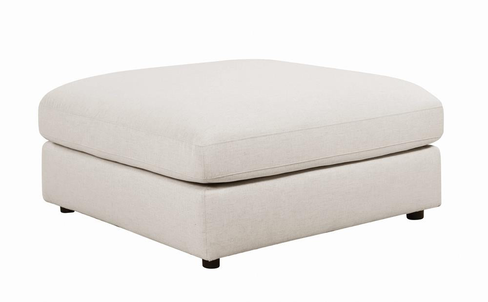 Serene Upholstered Rectangular Ottoman Beige - 551323 - Luna Furniture - Dallas Store