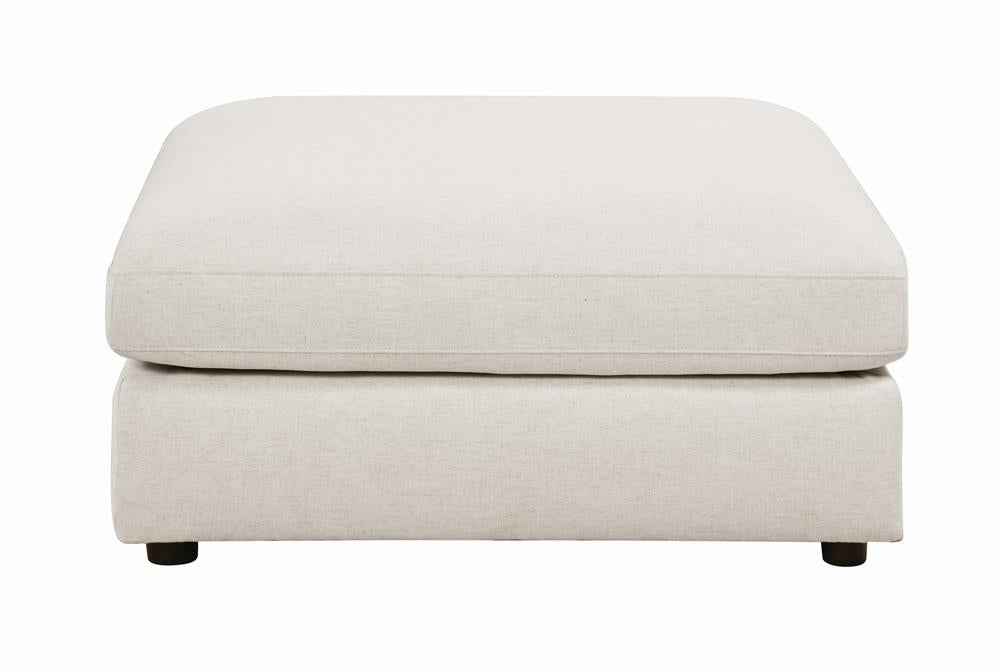 Serene Upholstered Rectangular Ottoman Beige - 551323 - Luna Furniture - Dallas Store