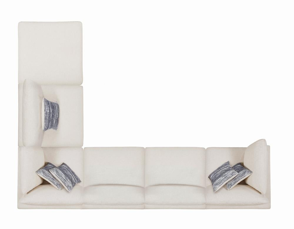 Serene Upholstered Rectangular Ottoman Beige - 551323 - Luna Furniture - Dallas Store