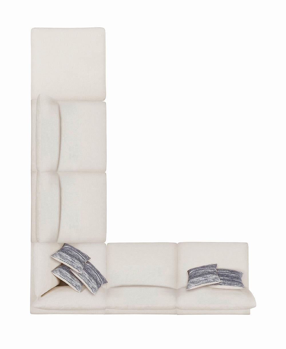 Serene Upholstered Rectangular Ottoman Beige - 551323 - Luna Furniture - Dallas Store
