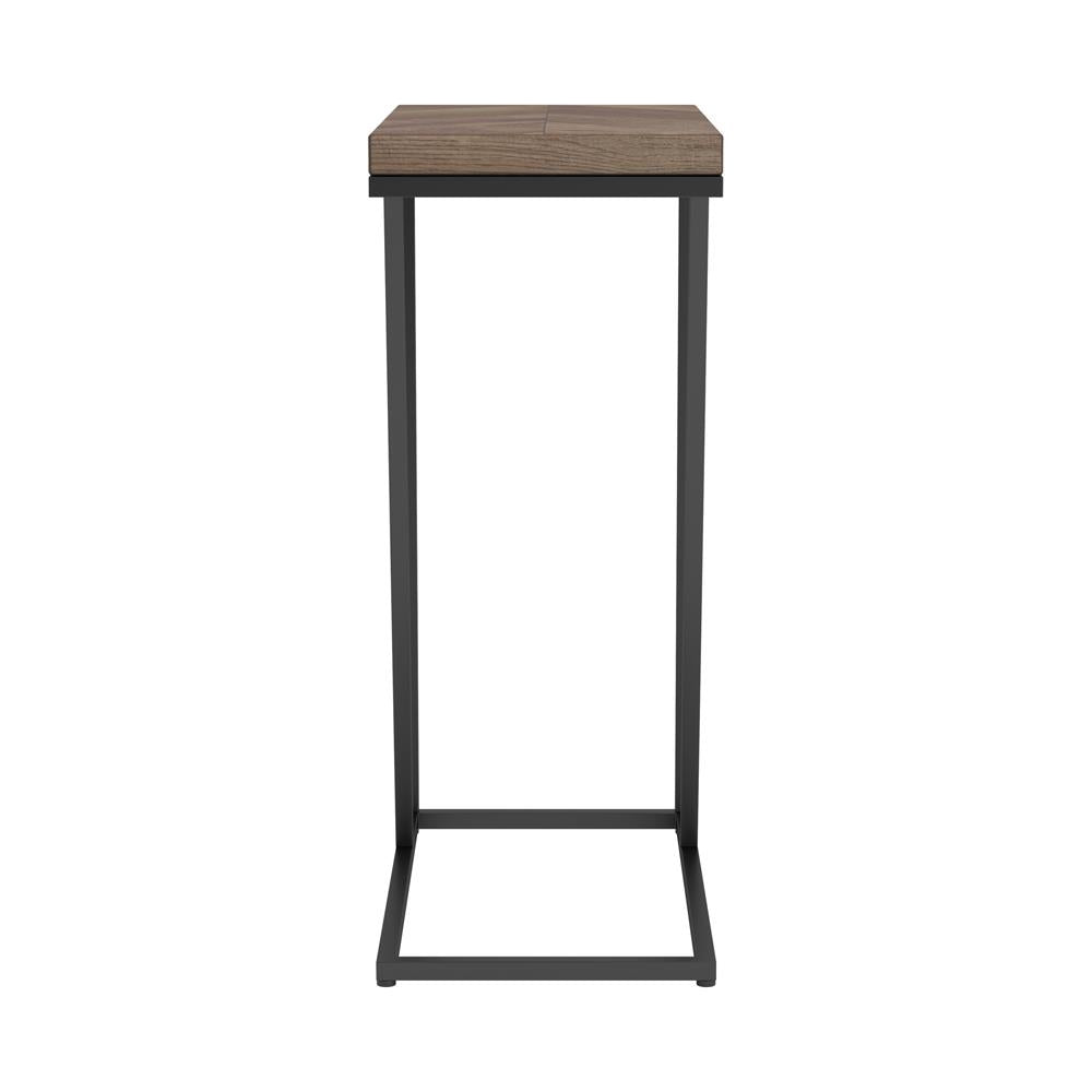 Sergio Tobacco Chevron Rectangular Accent Table - 931147 - Luna Furniture - Dallas Store