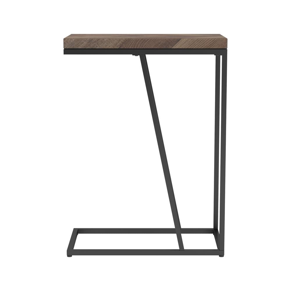 Sergio Tobacco Chevron Rectangular Accent Table - 931147 - Luna Furniture - Dallas Store