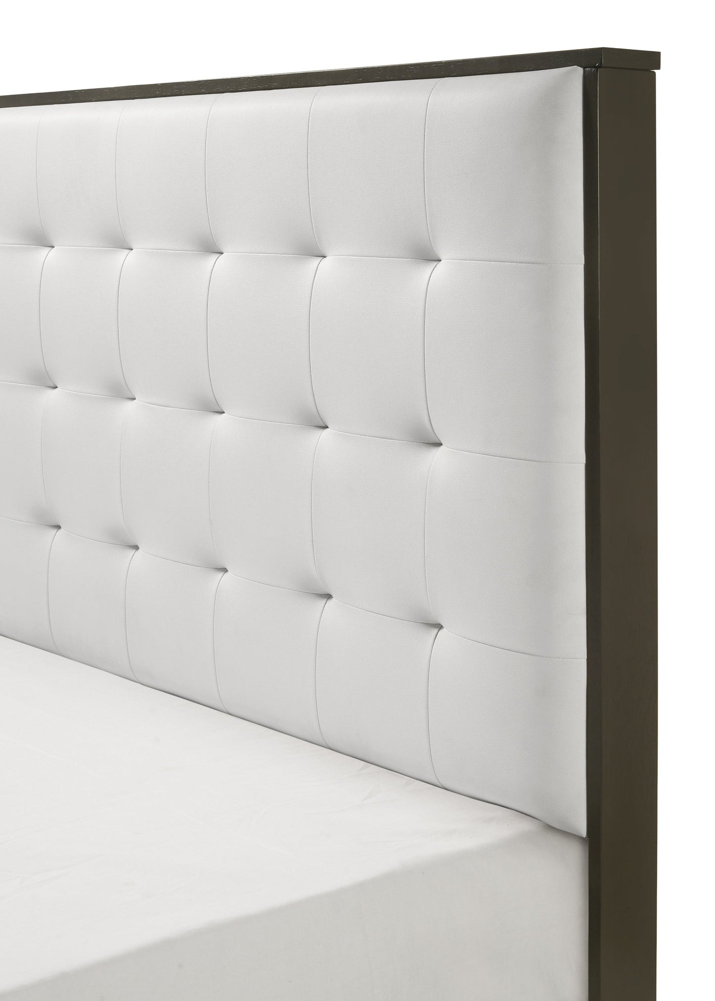Sharpe Brown Upholstered Panel Bedroom Set - SET | B4100-Q-HB | B4100-Q-FB | B4100-KQ-RAIL | B4100-2 | B4100-4 - Luna Furniture - Dallas Store
