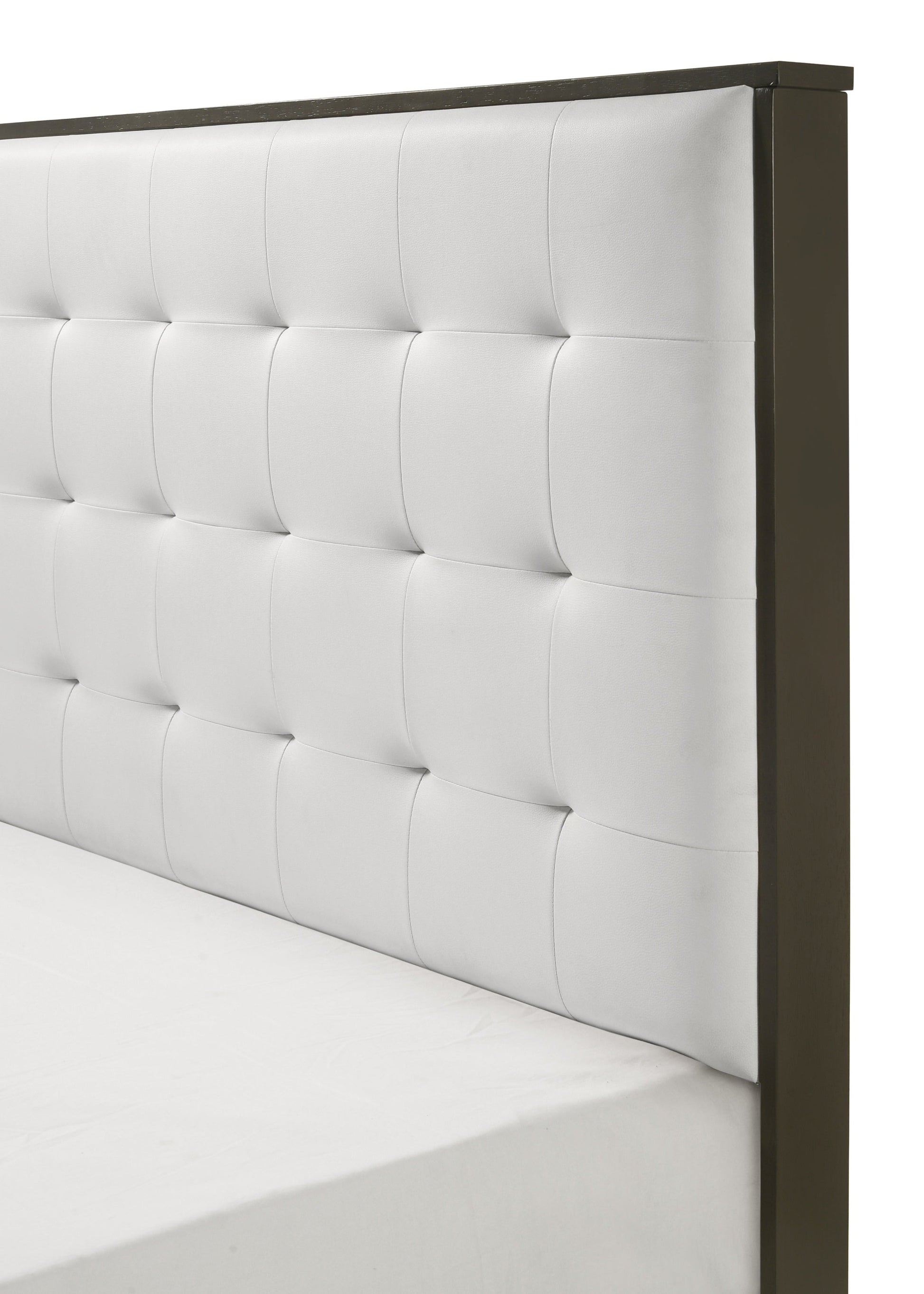 Sharpe Brown Upholstered Panel Bedroom Set - SET | B4100-Q-HB | B4100-Q-FB | B4100-KQ-RAIL | B4100-2 | B4100-4 - Luna Furniture - Dallas Store