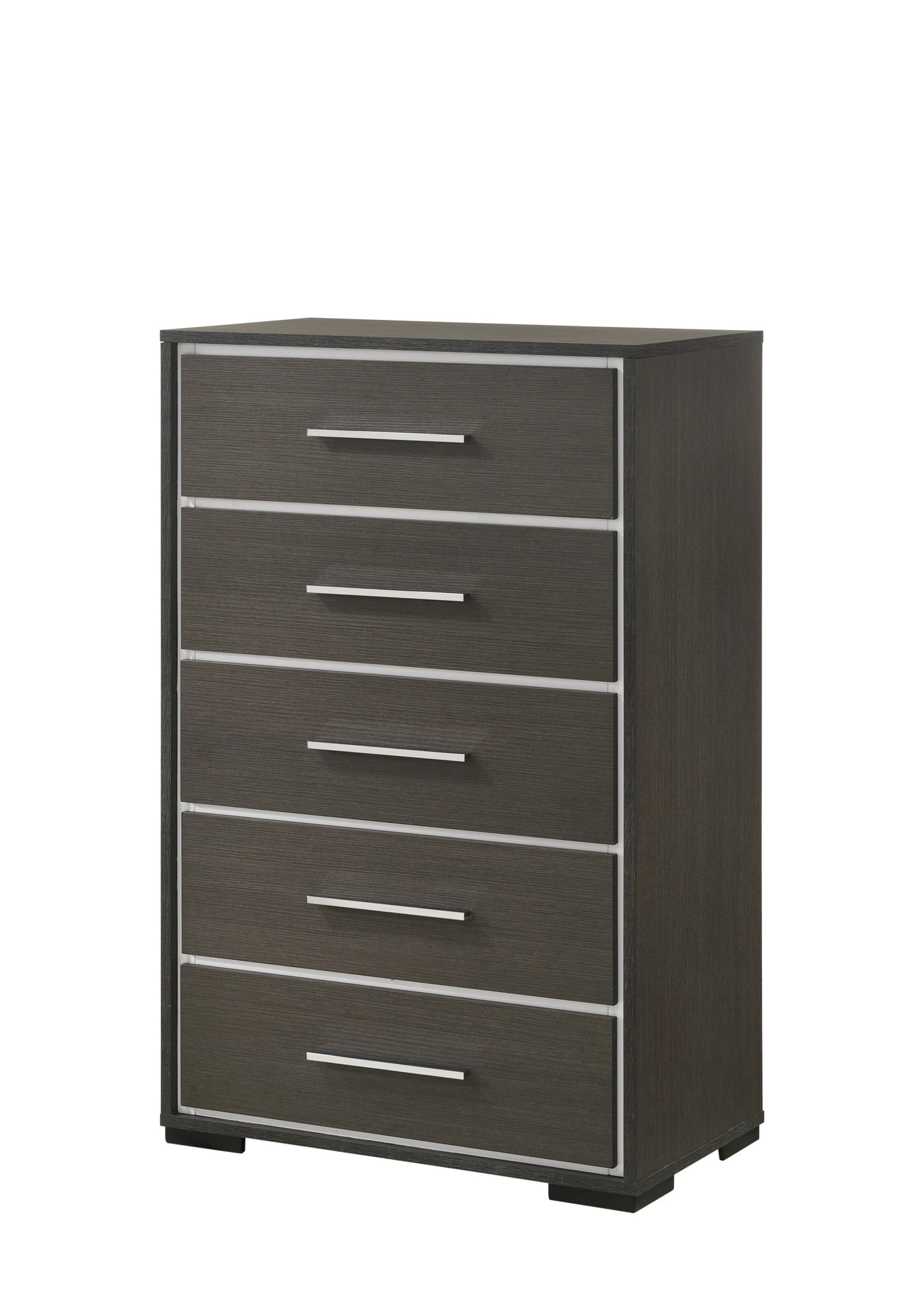 Sharpe Brown Upholstered Panel Bedroom Set - SET | B4100-Q-HB | B4100-Q-FB | B4100-KQ-RAIL | B4100-2 | B4100-4 - Luna Furniture - Dallas Store