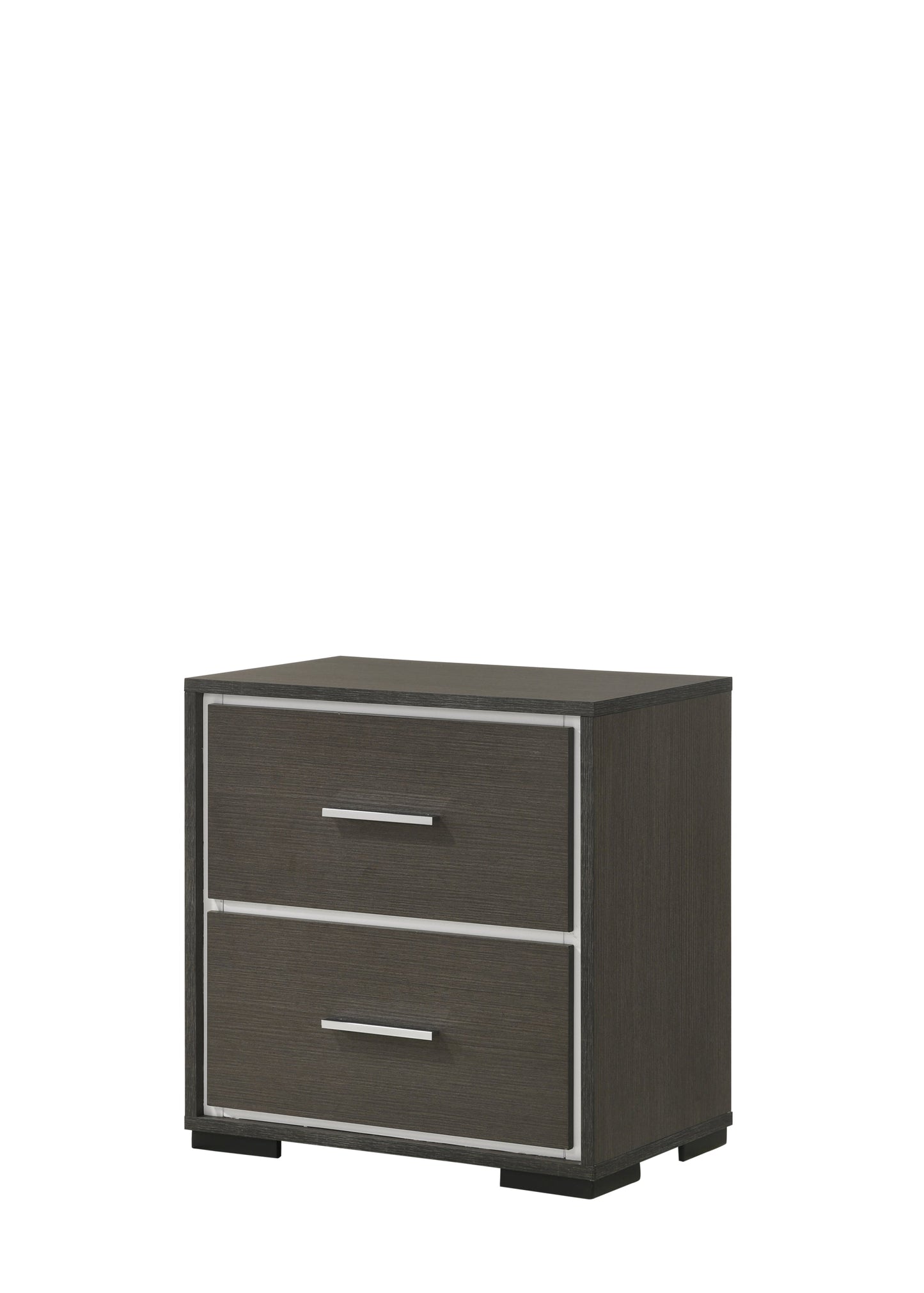 Sharpe Brown Upholstered Panel Bedroom Set - SET | B4100-Q-HB | B4100-Q-FB | B4100-KQ-RAIL | B4100-2 | B4100-4 - Luna Furniture - Dallas Store