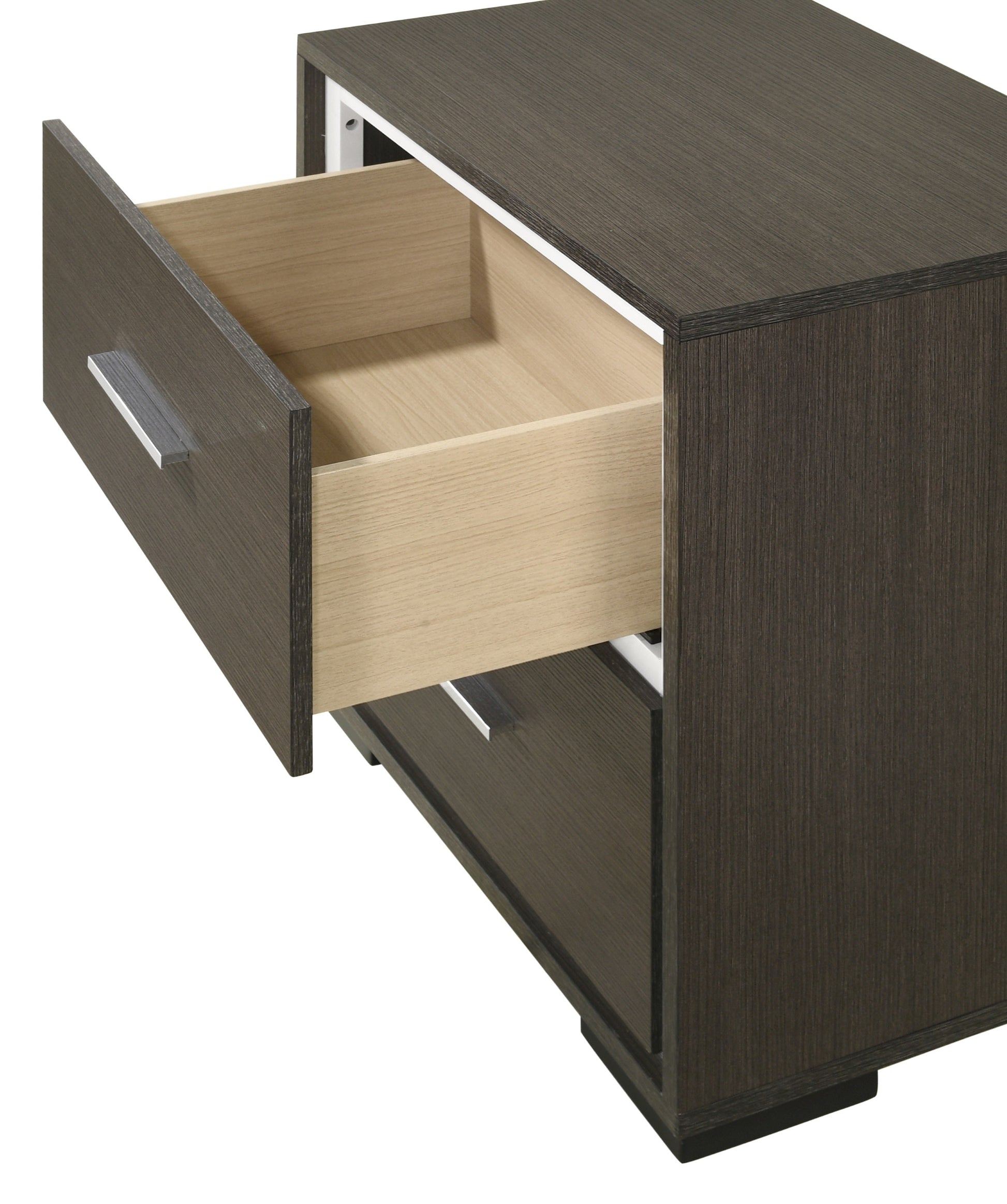 Sharpe Brown Upholstered Panel Bedroom Set - SET | B4100-Q-HB | B4100-Q-FB | B4100-KQ-RAIL | B4100-2 | B4100-4 - Luna Furniture - Dallas Store