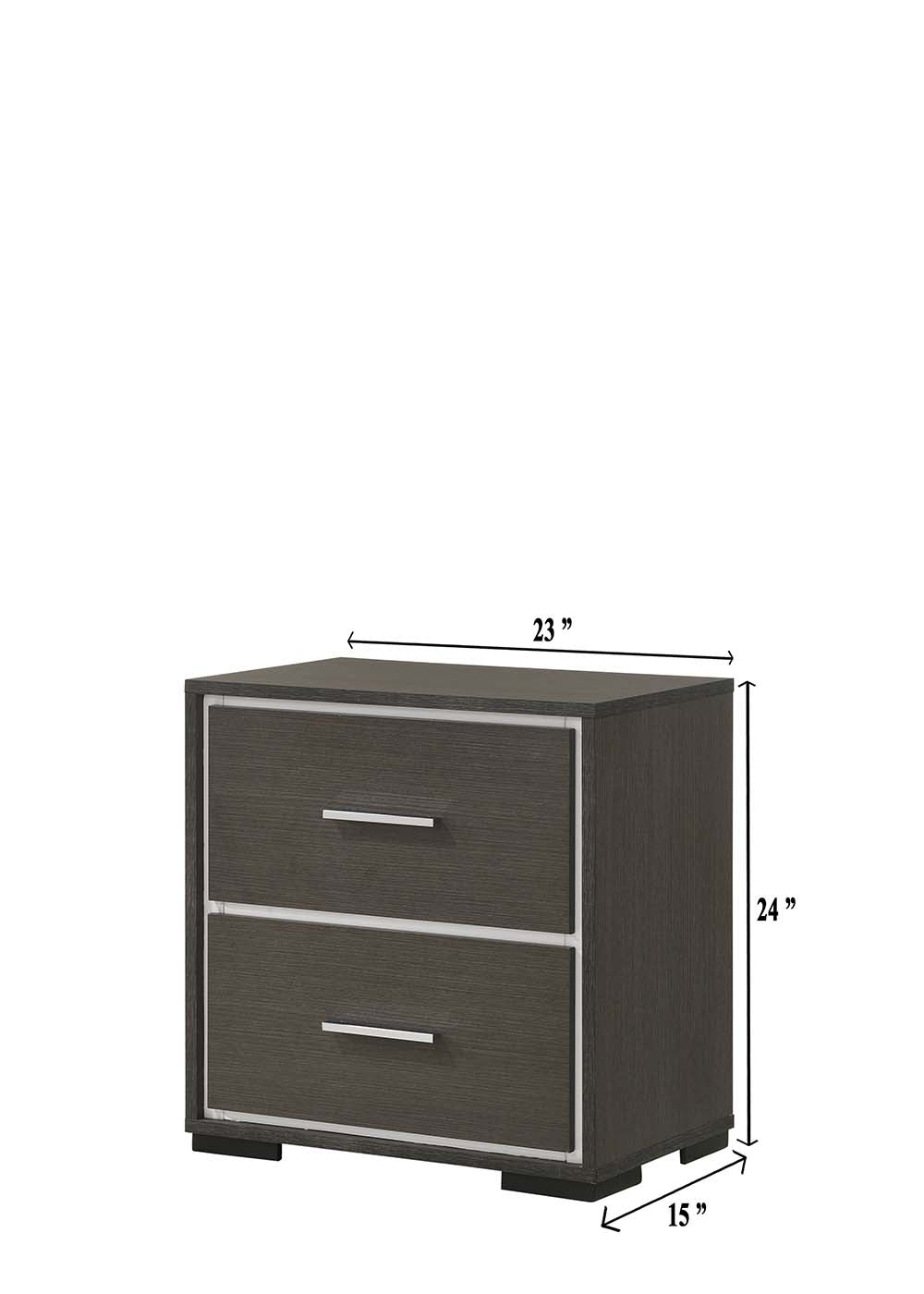 Sharpe Brown Upholstered Panel Youth Bedroom Set - SET | B4100-T-HB | B4100-T-FB | B4100-FT-RAIL | B4100-2 | B4100-4 - Luna Furniture - Dallas Store
