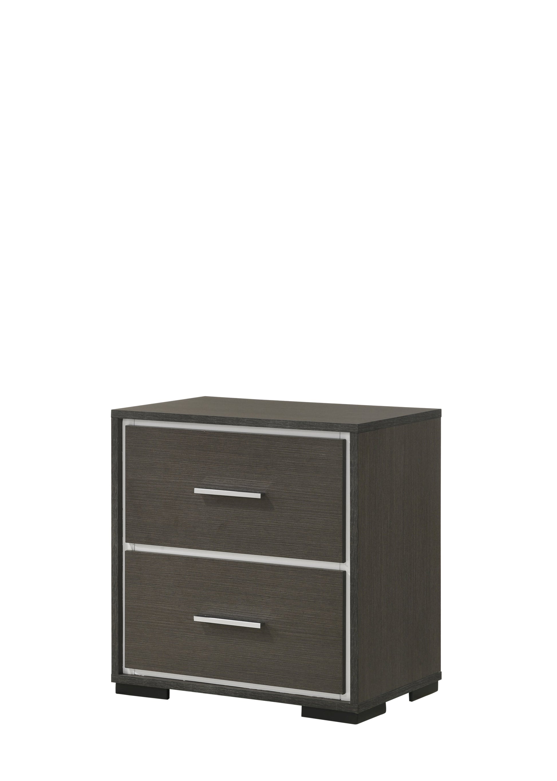 Sharpe Brown Upholstered Panel Youth Bedroom Set - SET | B4100-T-HB | B4100-T-FB | B4100-FT-RAIL | B4100-2 | B4100-4 - Luna Furniture - Dallas Store