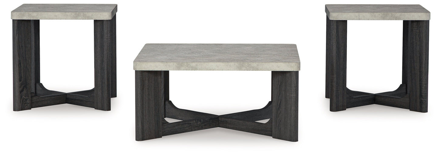 Sharstorm Two-tone Gray Table (Set of 3) - T251-13 - Luna Furniture - Dallas Store