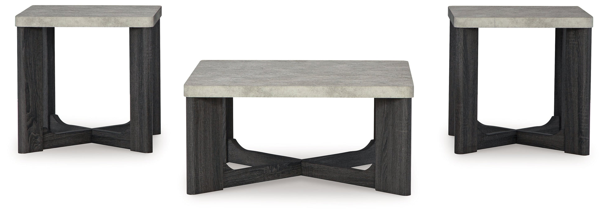 Sharstorm Two-tone Gray Table (Set of 3) - T251-13 - Luna Furniture - Dallas Store