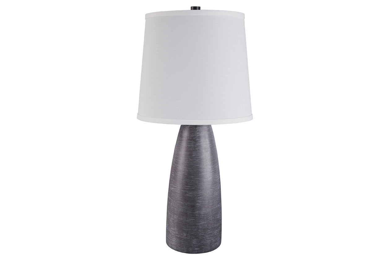 Shavontae Gray Table Lamp, Set of 2 - L243004 - Luna Furniture - Dallas Store