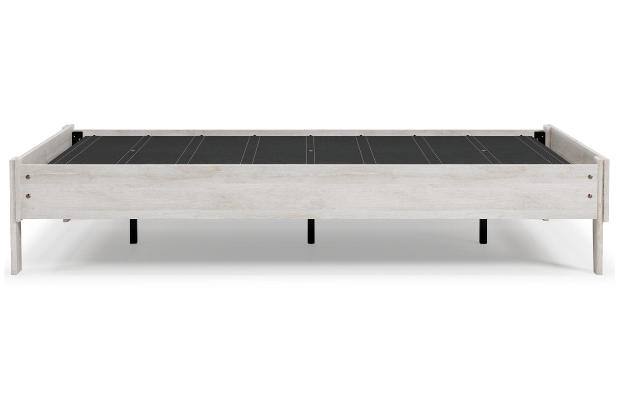 Shawburn Whitewash Full Platform Bed - EB4121-112 - Luna Furniture - Dallas Store