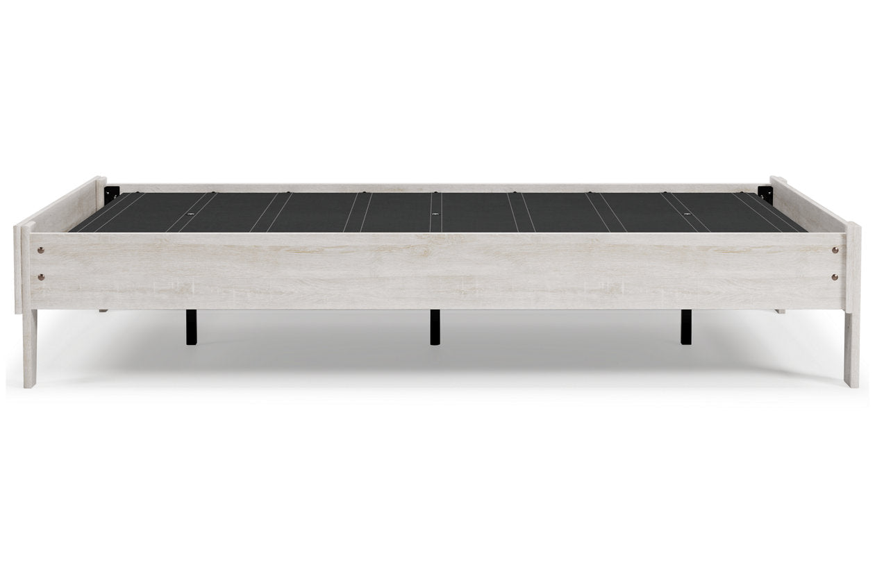 Shawburn Whitewash Full Platform Bed - EB4121-112 - Luna Furniture - Dallas Store