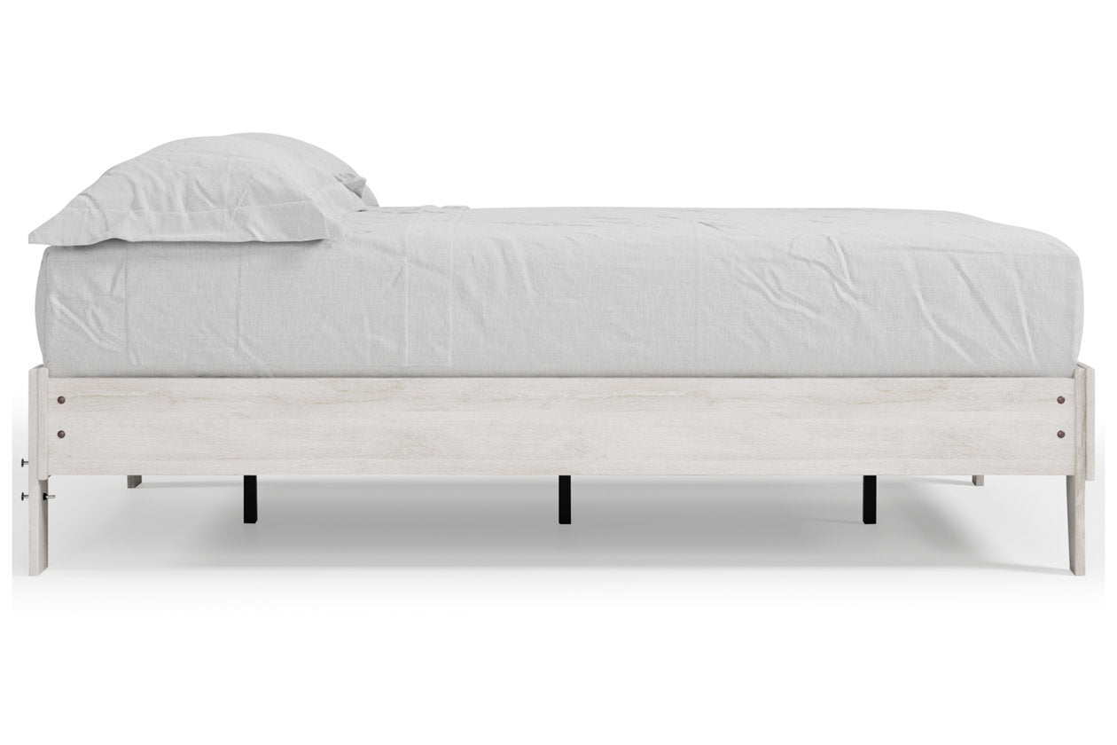 Shawburn Whitewash Full Platform Bed - EB4121-112 - Luna Furniture - Dallas Store