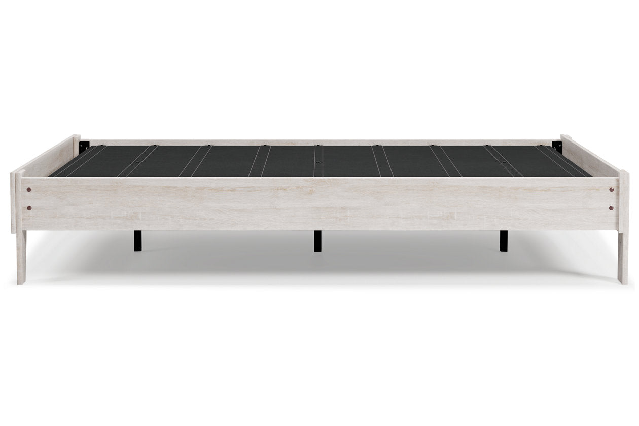 Shawburn Whitewash Queen Platform Bed - EB4121-113 - Luna Furniture - Dallas Store