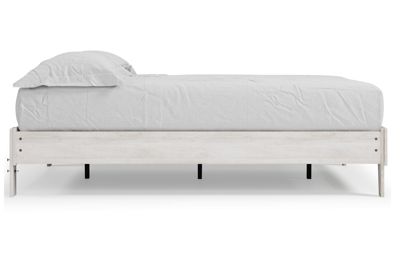 Shawburn Whitewash Queen Platform Bed - EB4121-113 - Luna Furniture - Dallas Store