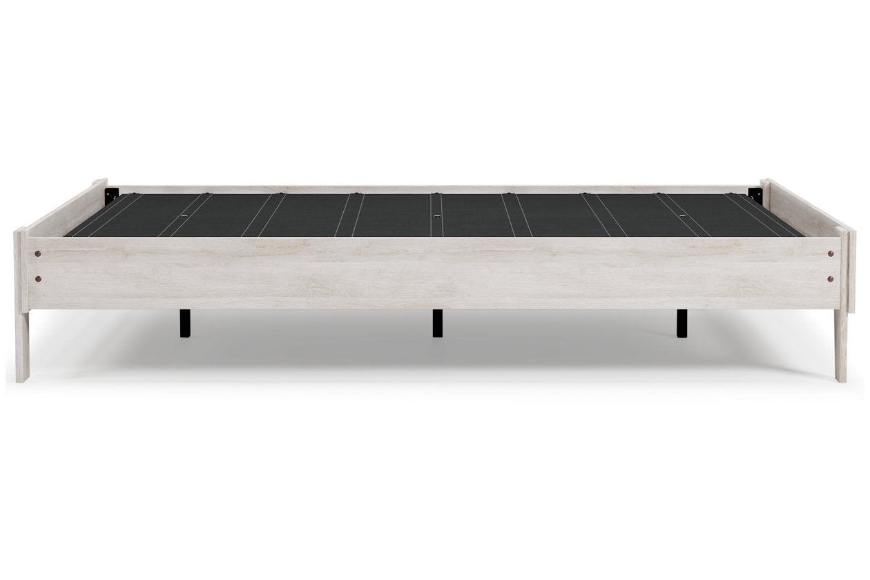 Shawburn Whitewash Queen Platform Bed - EB4121-113 - Luna Furniture - Dallas Store