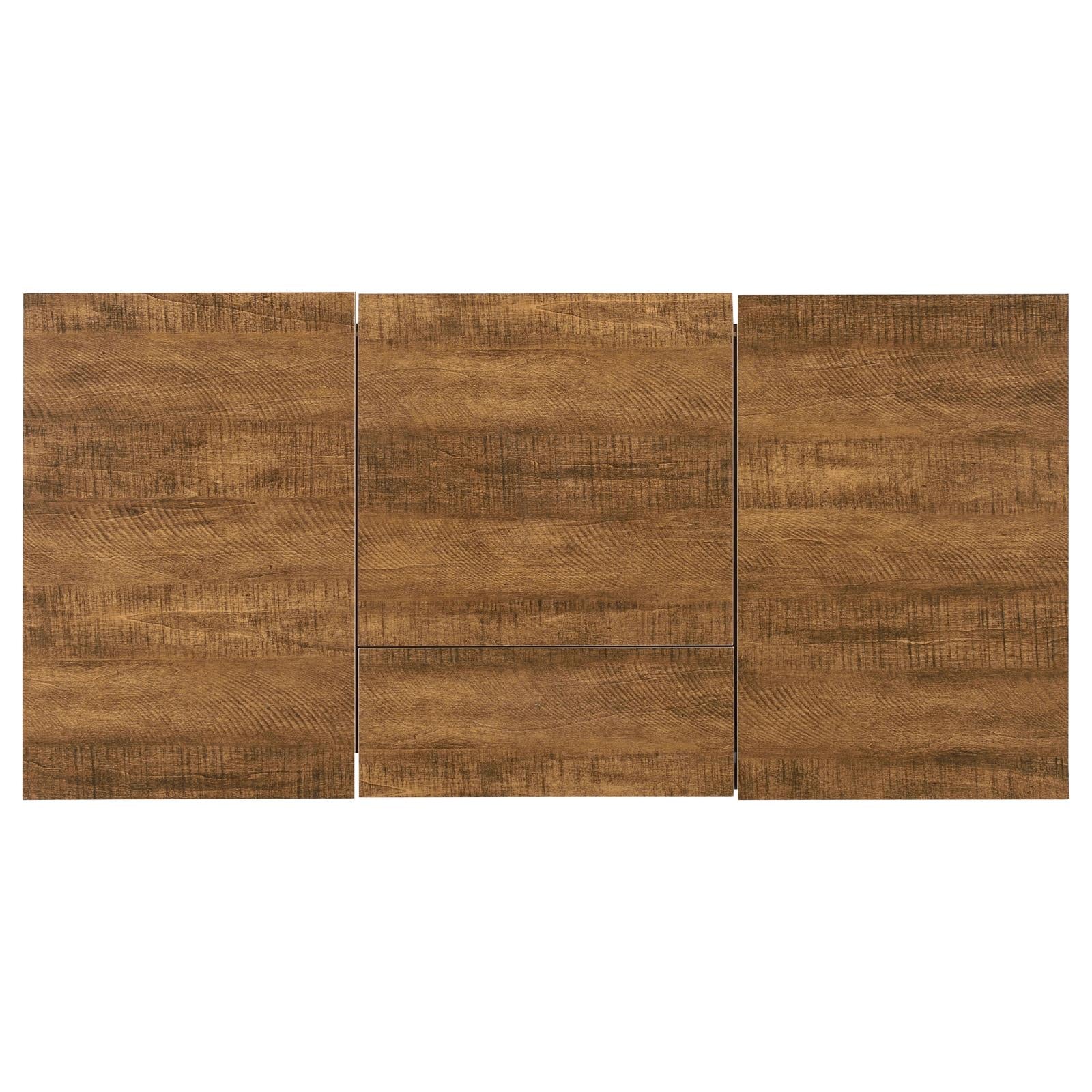 Sheeran Rustic Amber Writing Desk with 4 Hidden Storages - 802011 - Luna Furniture - Dallas Store