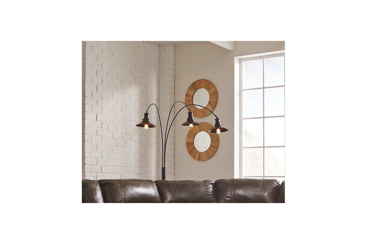 Sheriel Black Floor Lamp - L725059 - Luna Furniture - Dallas Store