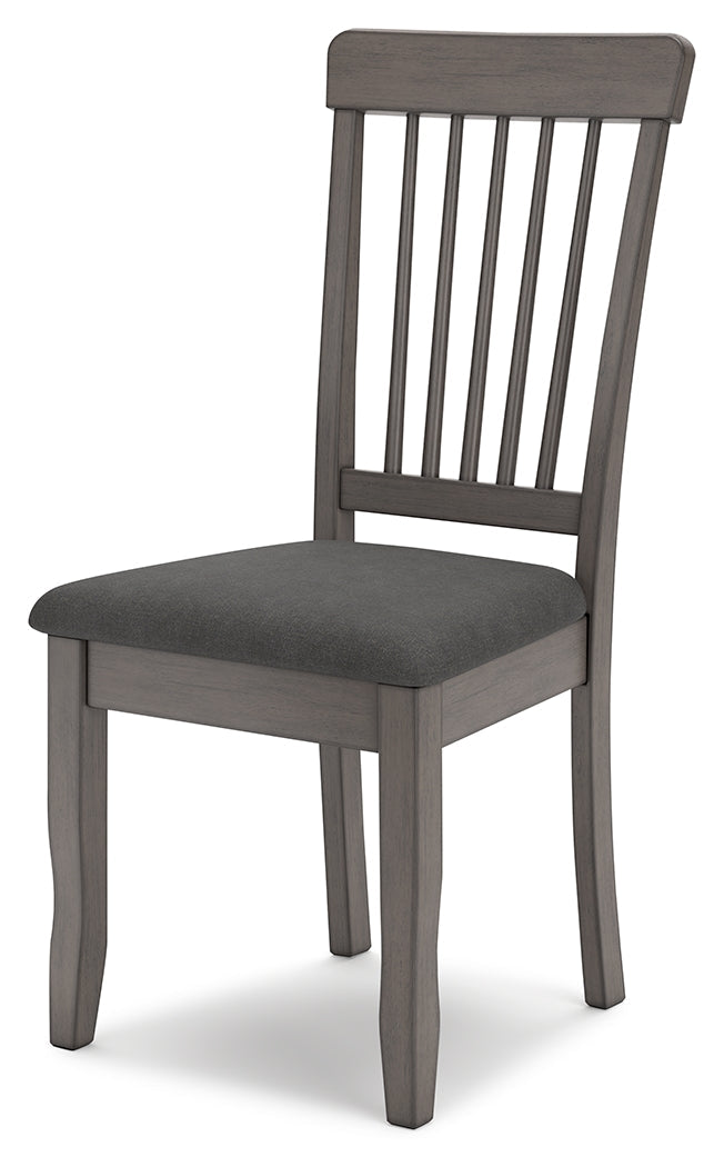 Shullden Gray Dining Chair, Set of 2 - D194-01 - Luna Furniture - Dallas Store