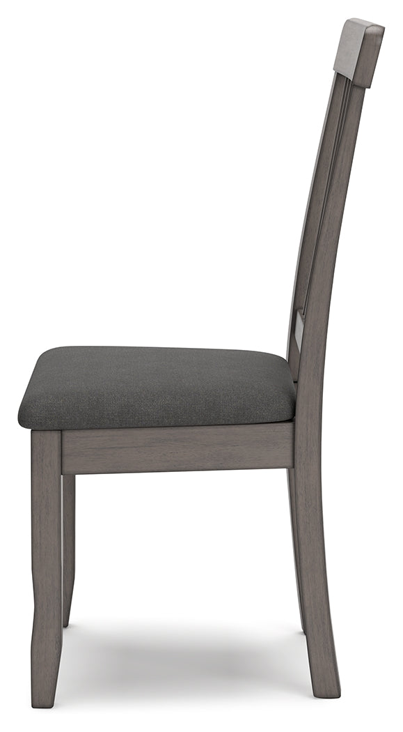 Shullden Gray Dining Chair, Set of 2 - D194-01 - Luna Furniture - Dallas Store