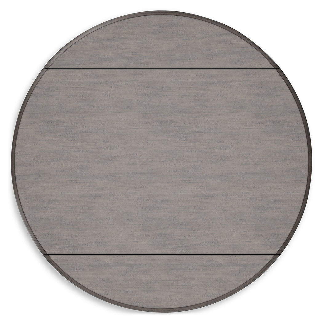 Shullden Gray Drop Leaf Dining Table - D194-15 - Luna Furniture - Dallas Store