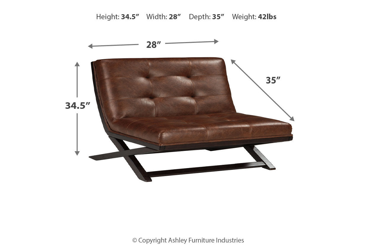Sidewinder Brown Accent Chair - A3000031 - Luna Furniture - Dallas Store